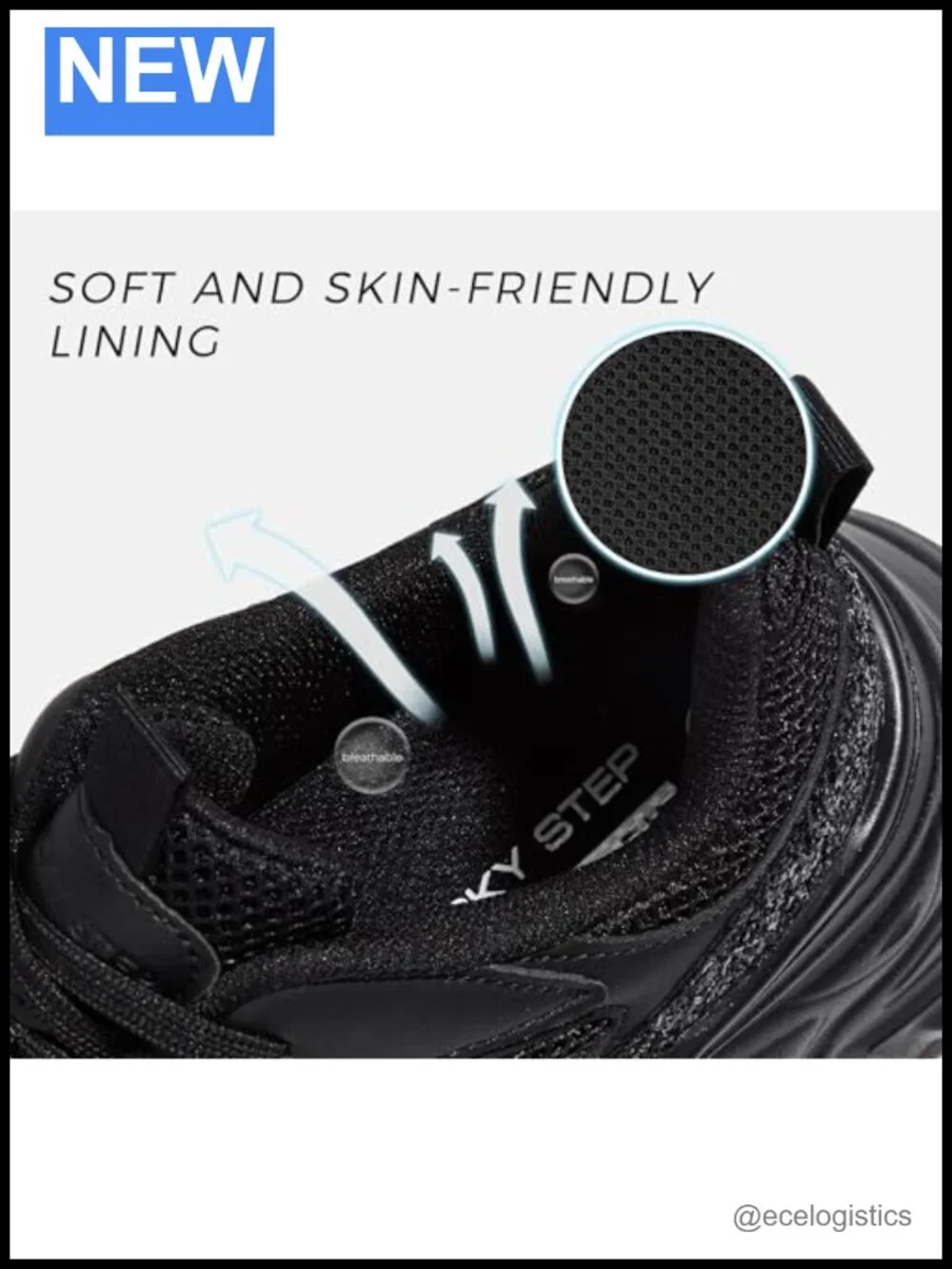 Women's Rhinestone Chunky Sneakers Breathable Lightweight Running